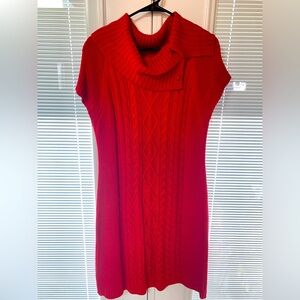 Beautiful Red Knit Sweater Dress | Marvin Richards Brand | Women’s Size XL